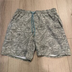 Huckberry Wellen Performance Lined Swim Trunks - 7"